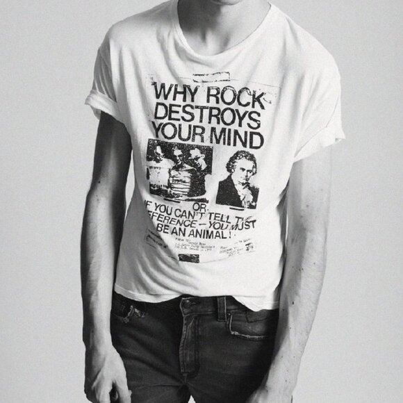 R13 punk rock flyer tee - Picture 1 of 8